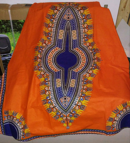 Traditional Print Wrap Skirt